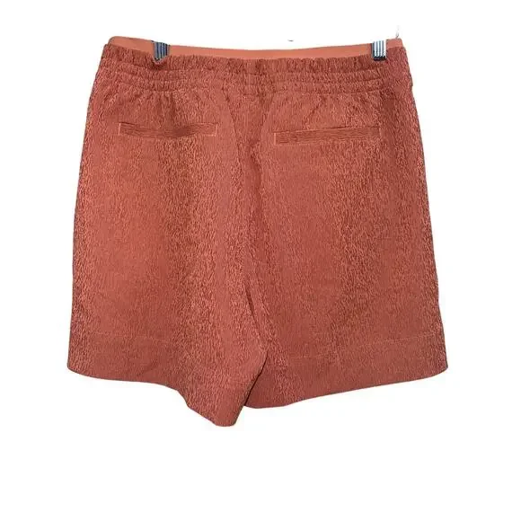Athleta Echo Shorts Brown Size 8 Hiking Casual Outdoor Stretch Pull-On Women's - Picture 2 of 5